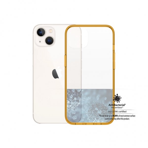 PanzerGlass iPhone 13 Skal ClearCase Color Tangerine