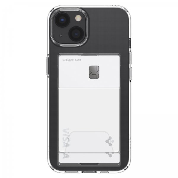 Spigen iPhone 13 Skal Crystal Slot Dual Crystal Clear