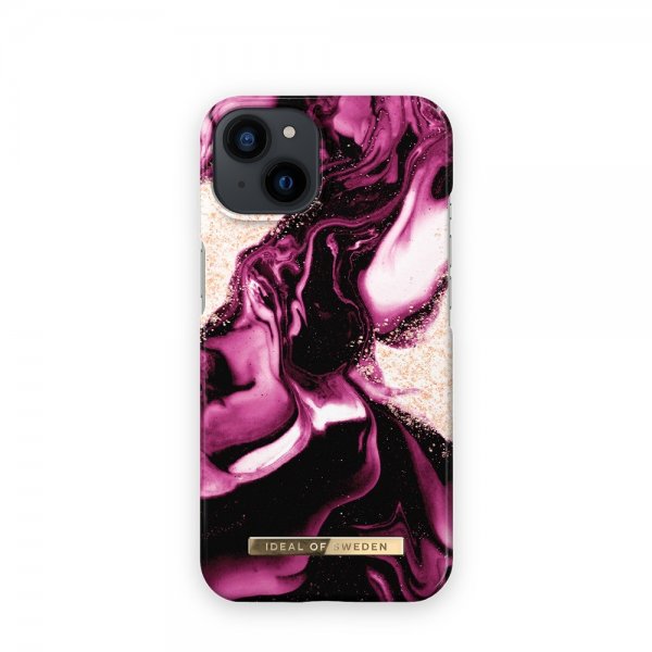 Ideal of Sweden iPhone 13 Skal Fashion Case Golden Ruby