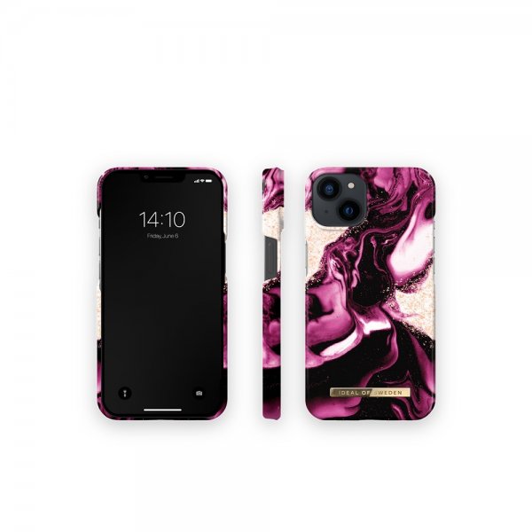 Ideal of Sweden iPhone 13 Skal Fashion Case Golden Ruby