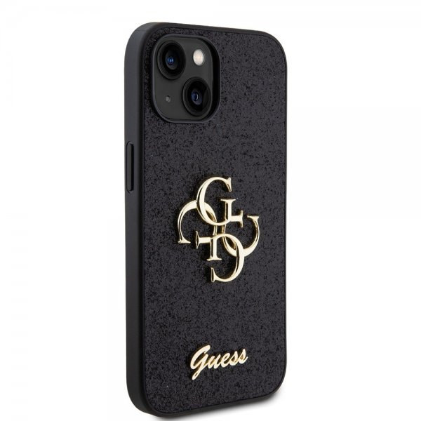 Guess iPhone 13 Skal Fixed Glitter Svart