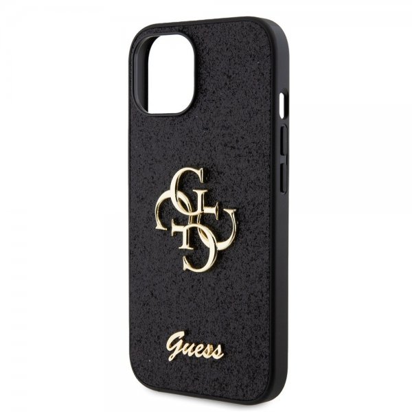 Guess iPhone 13 Skal Fixed Glitter Svart