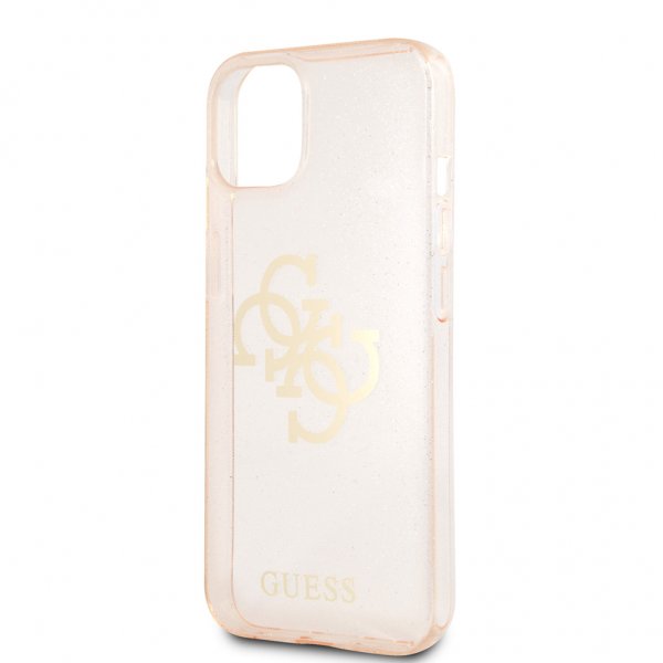 Guess iPhone 13 Skal Full Glitter Guld