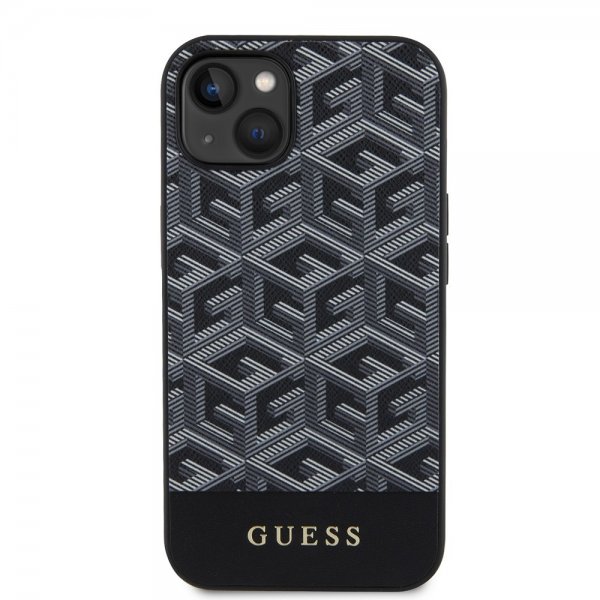 Guess iPhone 13 Skal G Cube MagSafe Svart