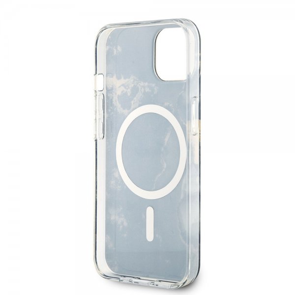 Guess iPhone 13 Skal Golden Marble MagSafe Svart