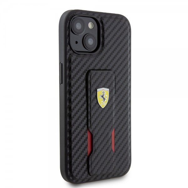 Ferrari iPhone 13 Skal Grip Stand Function Svart