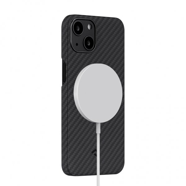 Pitaka iPhone 13 Skal MagEZ Case 2 Black/Grey Twill