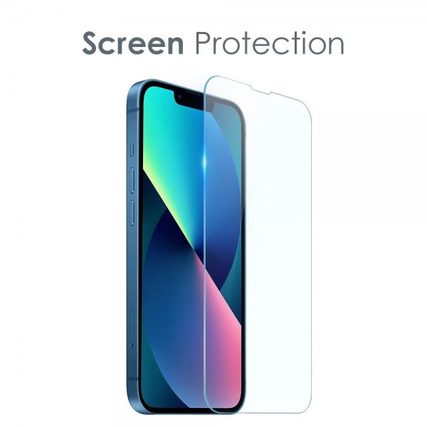 Northjo iPhone 13 Skal med Skärmskydd och Kameraskydd 3-i-1