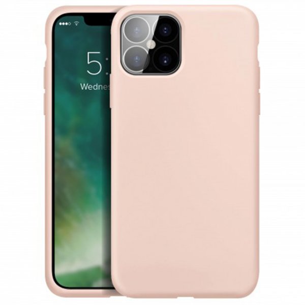 Xqisit iPhone 13 Skal Silicone Case Rosa