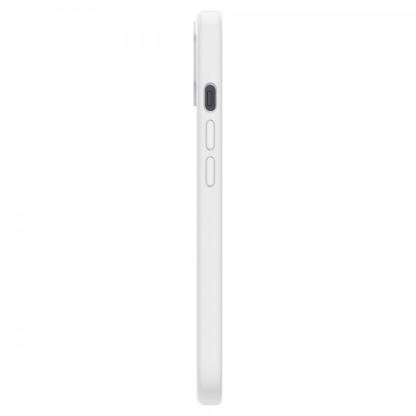Spigen iPhone 13 Skal Silicone Fit Vit