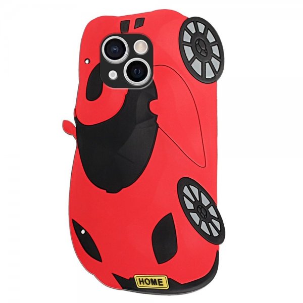 iPhone 13 Skal Silikon 3D Bil