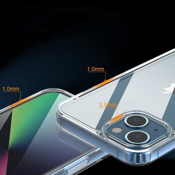 Rvelon iPhone 13 Skal TPU Transparent