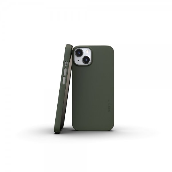 Nudient iPhone 13 Skal Thin Case V3 MagSafe Pine Green