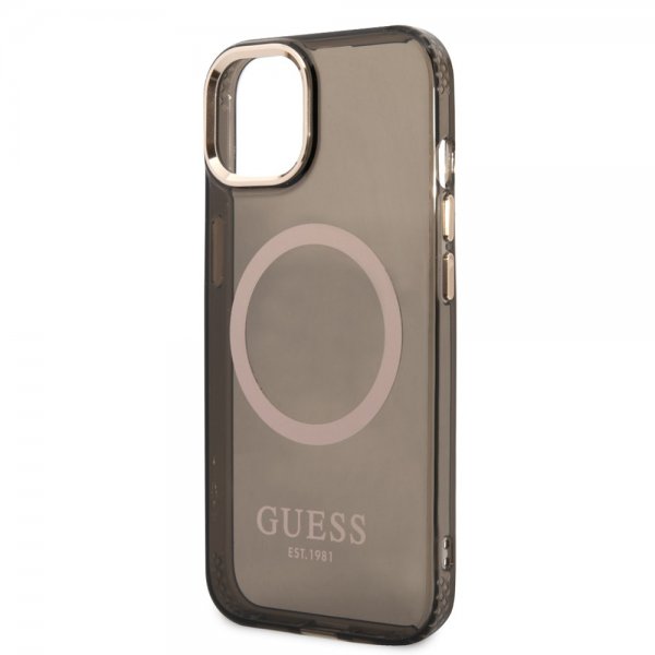 Guess iPhone 13 Skal Translucent MagSafe Svart