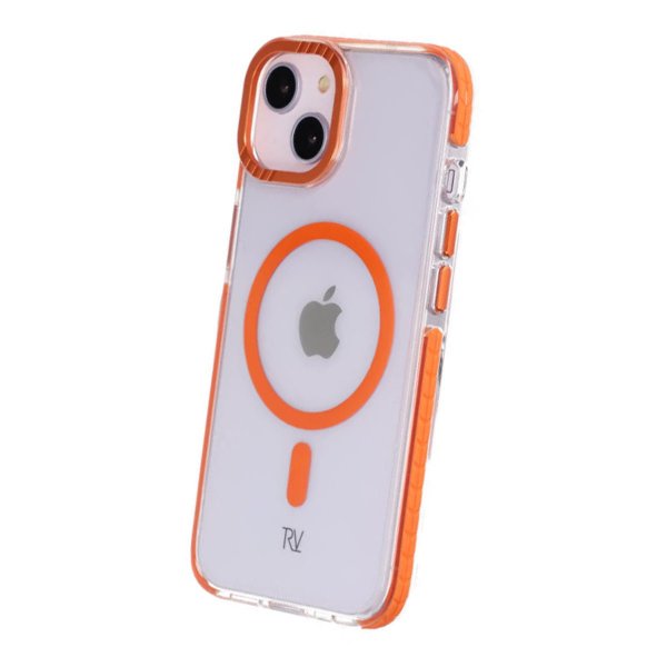 Rvelon iPhone 13/iPhone 14 Skal TPU MagSafe Orange