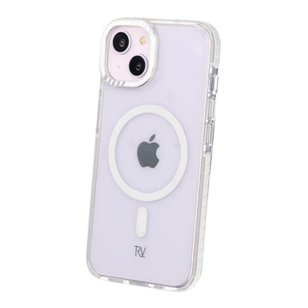 Rvelon iPhone 13/iPhone 14 Skal TPU MagSafe Vit