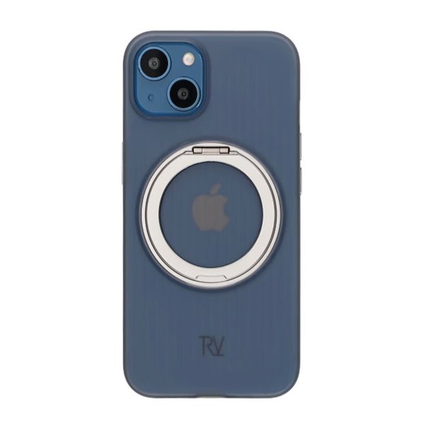 Rvelon iPhone 13/iPhone 14 Skal Roterbart MagSafe Stativ Grå