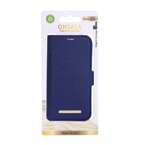 Onsala iPhone 13/iPhone 14 Fodral Fashion Edition Löstagbart Skal Navy Blue