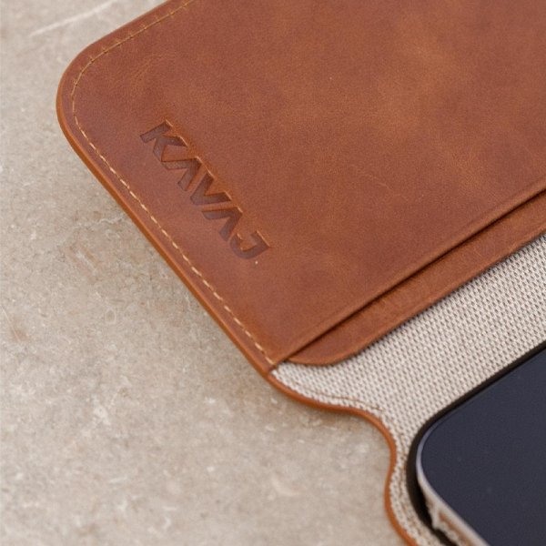 KAVAJ iPhone 14 Fodral Phoenix Brun