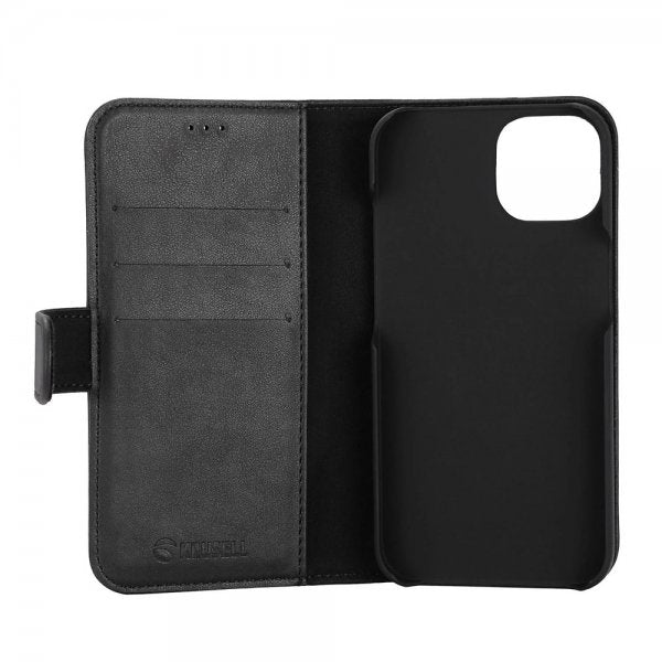 Krusell iPhone 14 Fodral PhoneWallet Svart