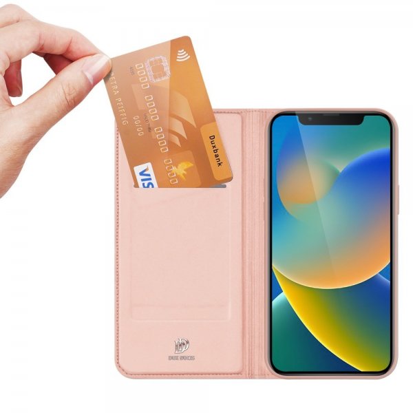 Dux Ducis iPhone 14 Fodral Skin Pro Series Rosa