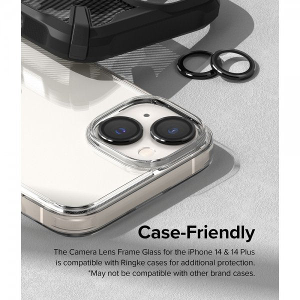 Ringke iPhone 14/iPhone 14 Plus Kameraskydd Camera Lens Frame Svart