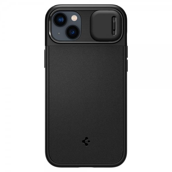 Spigen iPhone 14 Plus Skal Optik Armor MagFit Svart