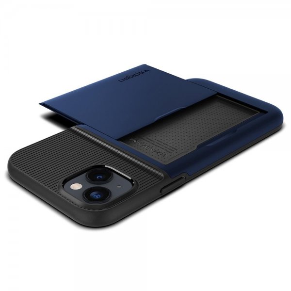 Spigen iPhone 14 Plus Skal Slim Armor CS Navy Blue