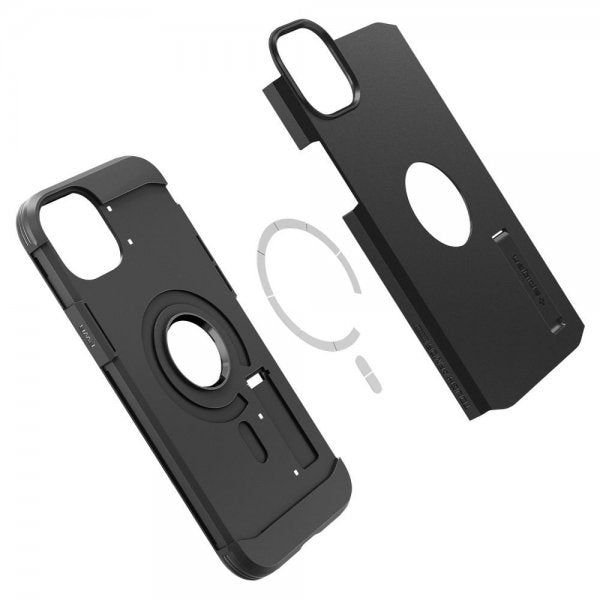 Spigen iPhone 14 Plus Skal Tough Armor MagFit Svart