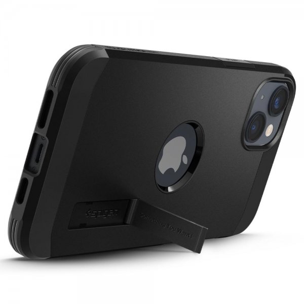 Spigen iPhone 14 Plus Skal Tough Armor MagFit Svart