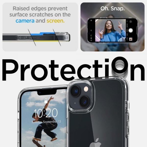 Spigen iPhone 14 Plus Skal Ultra Hybrid Crystal Clear