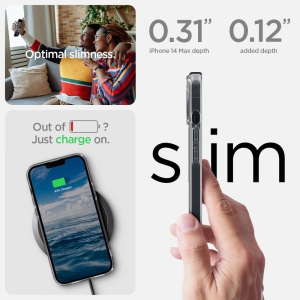 Spigen iPhone 14 Plus Skal Ultra Hybrid MagFit Carbon Fiber