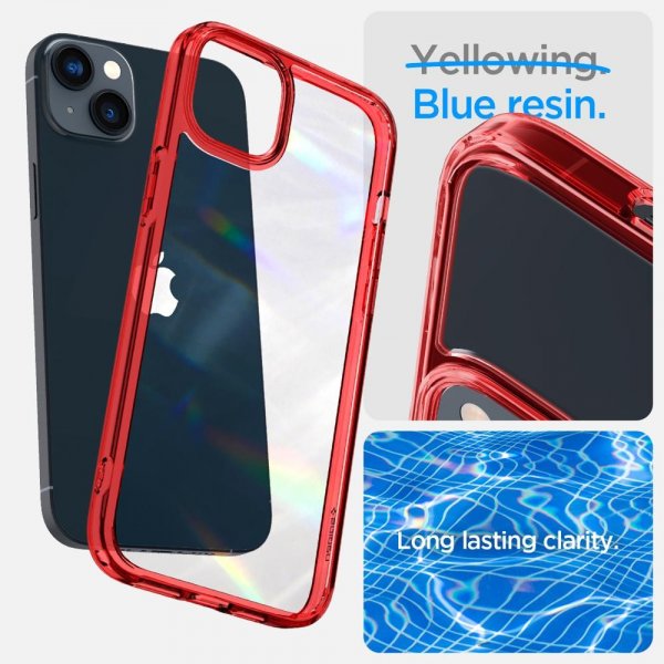 Spigen iPhone 14 Plus Skal Ultra Hybrid Red Crystal