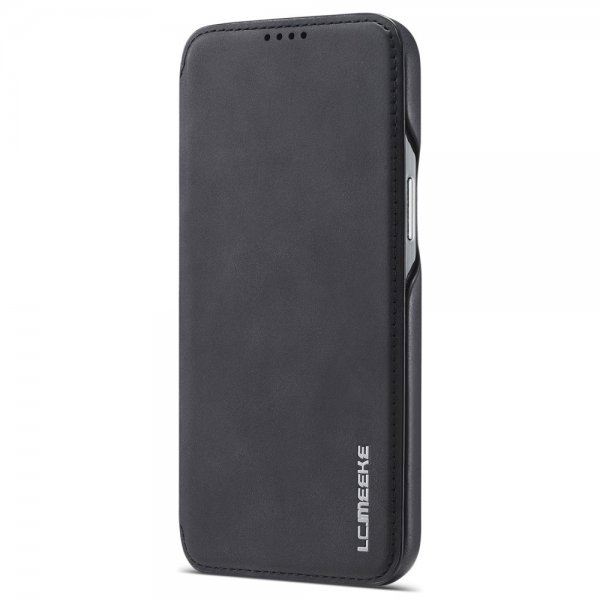 Lc.Imeeke iPhone 14 Plus Fodral Flip Svart