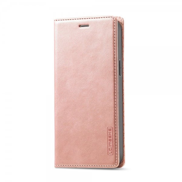 Lc.Imeeke iPhone 14 Plus Fodral med Kortfack Flip Roseguld