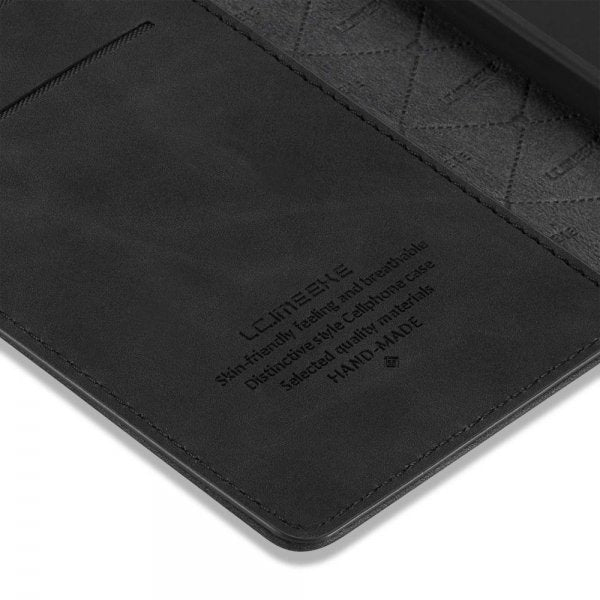 Lc.Imeeke iPhone 14 Plus Fodral med Kortfack Flip Svart