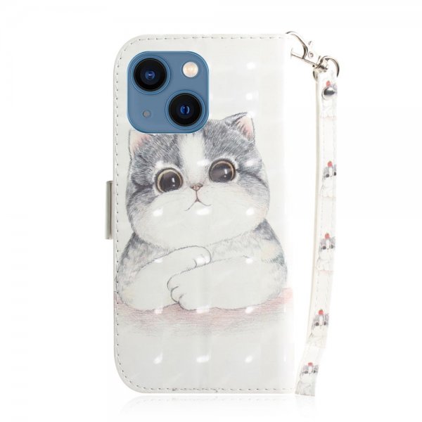 iPhone 14 Plus Fodral Motiv Katt och Tomat