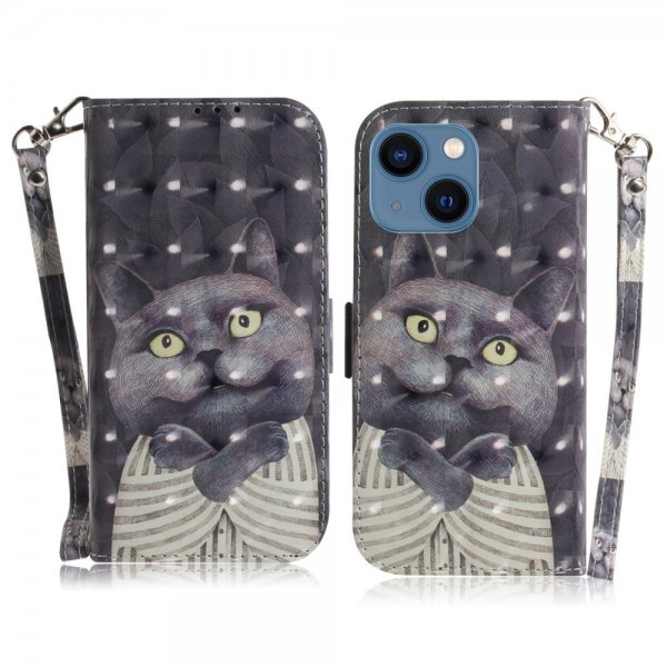 iPhone 14 Plus Fodral Motiv Svart Katt