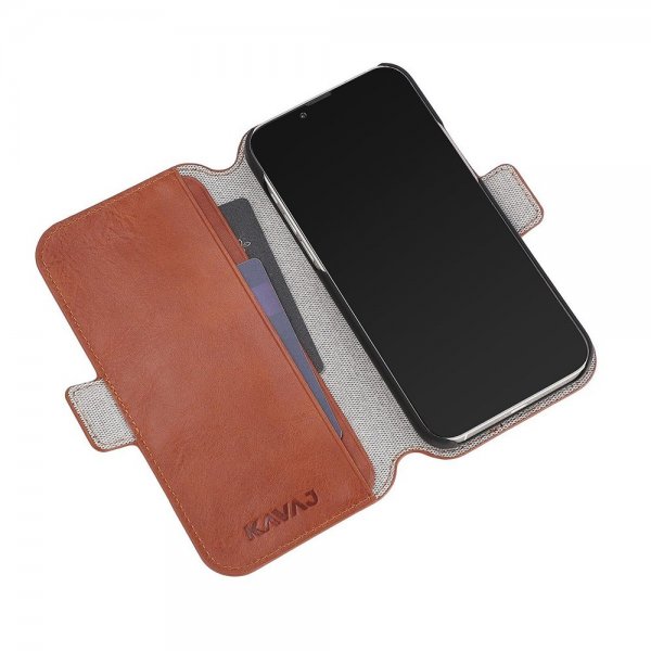 Kavaj iPhone 14 Plus Fodral Phoenix Brun
