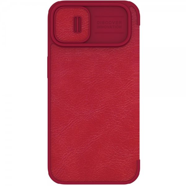 Nillkin iPhone 14 Plus Fodral Qin Pro Series Röd