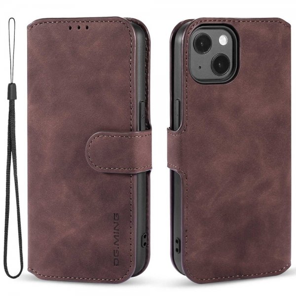 Dg.Ming iPhone 14 Plus Fodral Retro Kaffe