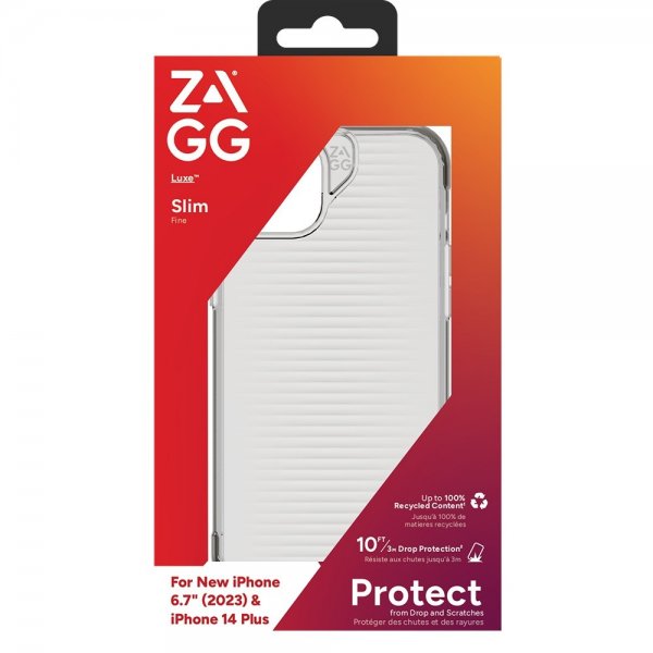 ZAGG iPhone 14 Plus/iPhone 15 Plus Skal Luxe Transparent