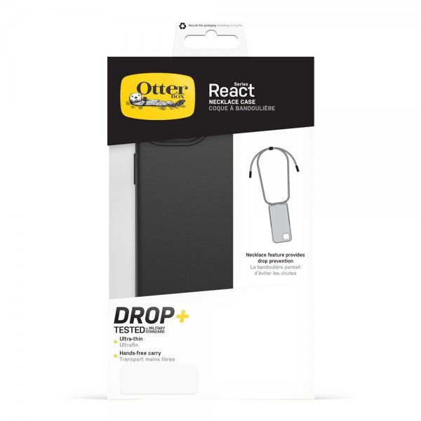 Otterbox iPhone 14 Plus/iPhone 15 Plus Skal React Necklace MagSafe Svart