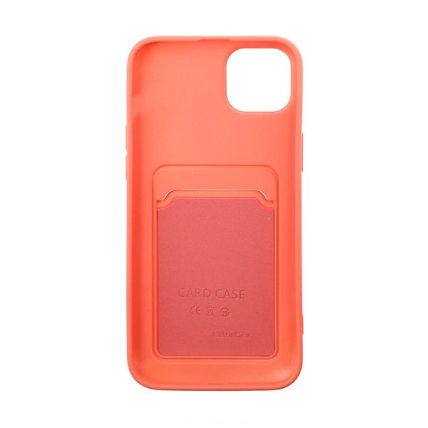 iPhone 14 Plus Skal Korthållare Orange