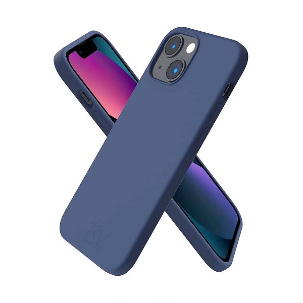 Rvelon iPhone 14 Plus Skal Silikon Blå