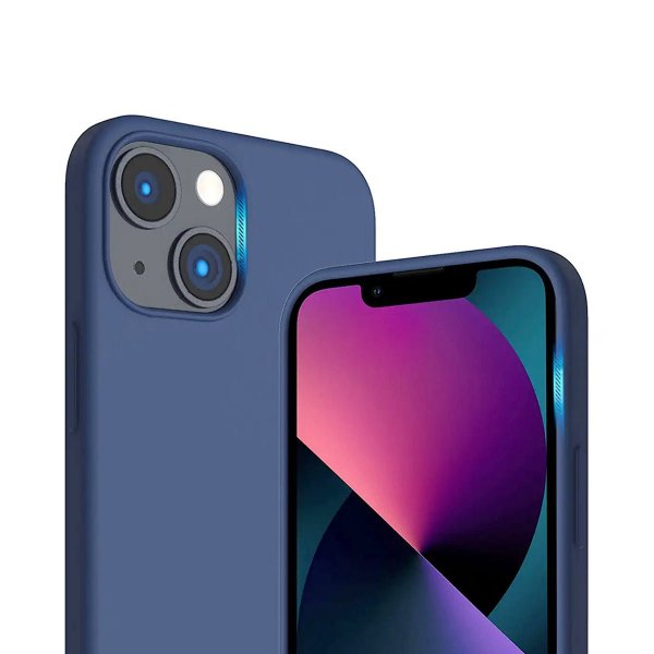 Rvelon iPhone 14 Plus Skal Silikon Blå