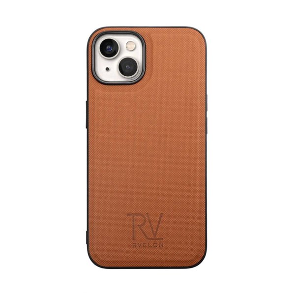 Rvelon iPhone 14 Plus Fodral Magnetiskt Avtagbart Skal Brun