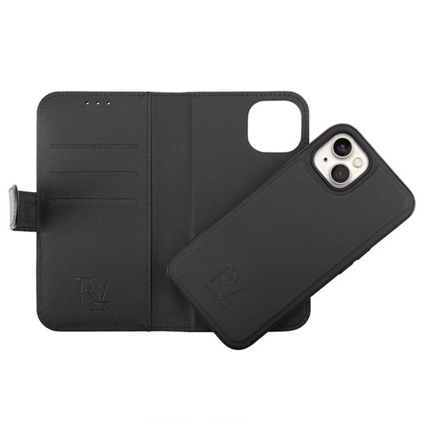 Rvelon iPhone 14 Plus Fodral Magnetiskt Avtagbart Skal Svart