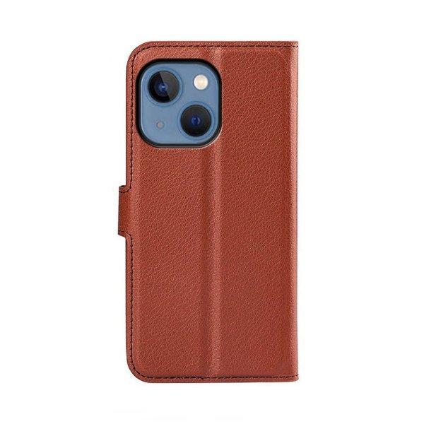 iPhone 14 Plus Fodral med Stativ Brun