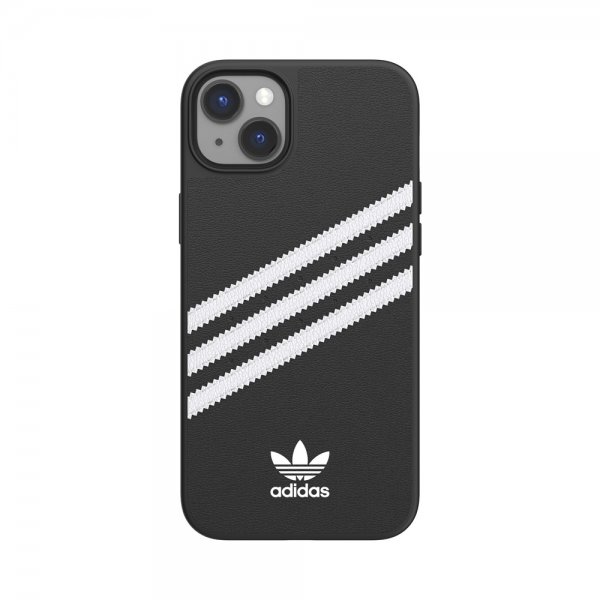 Adidas iPhone 14 Plus Skal 3 Stripes Snap Case Svart Vit